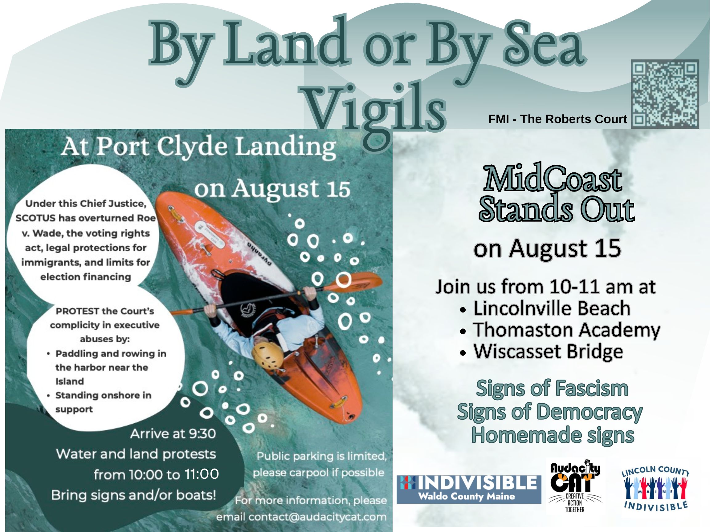 Audacity Newsletter August 12 2026: Get On The Water This Saturday!